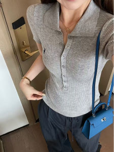 Áo Polo Mới Hè Đẹp Trẻ Trung Ôm Dáng Cổ Xếp Thêu Logo Ngựa