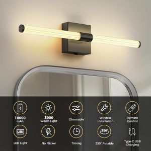 Wireless Bedside Wall Light
