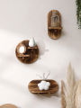 Oval Wooden Shelves Floating Wall Shelf Wall Decor Wall Mount Room Decor Aesthetic Bohemian Room Decor Rustic Country Home Decor. 