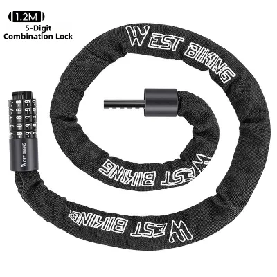 West Biking | Security Combination Chain Lock Extra Thick and Long