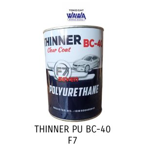 thinner pu BC 40 F7 pengencer cat pu clear coat pernis high gloss 3 Liter galon