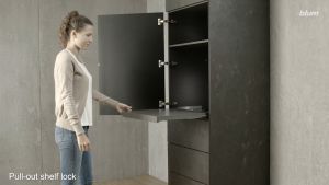 BLUM MOVENTO with Locking Devices & POSL TIP-ON PUSH TO OPEN (Full Sets)