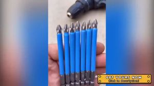 Mitch168 7PCS Magnetic Drill Bits Screwdriver Bit Head Set S2 Steel Screw Non Slip Single Screw Installation