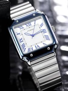 Sinobi Mens Watch Mens Business Roman Square Watch Luminous Waterproof Guangzhou Watch Quartz Watch Mens Watch