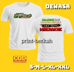 T-Shirt Kaos PILOT DARAT Cotton 30s Ukuran Dewasa Kaos Satuan
