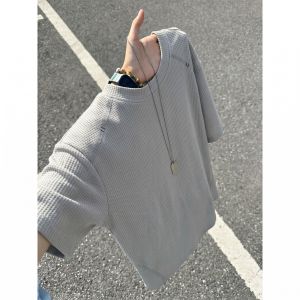 OUMULONG | Icy Silk Coolness Quick-Dry Short Sleeve T-Shirt