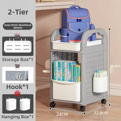 MINGZHIYIFAN | Mobile Multipurpose Bookbag Storage Rack