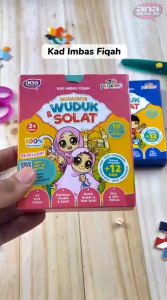 KAD IMBAS/ FLASH CARD - MUDAHNYA WUDUK & SOLAT - PEREMPUAN DAN LELAKI (EDISI BARU) DENGAN QR code