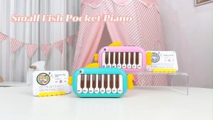 VOGO Pocket Piano Music Toys For Kids Portable Mini Piano  Interest Early Educational Toys