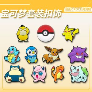 Bandai | Phụ Kiện Trang Trí Giày Pokemon Hoạt Hình Tự Làm Phụ Kiện Trang Trí Giày Crocs Thời Trang Đạo Cụ Cosplay Đồ Trang Trí Giày Dép Thường Ngày Đồ Trang Trí Sáng Tạo Cho Mọi Lứa Tuổi