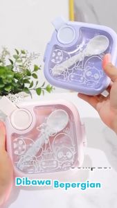 Marcus & Marcus Travel Feeding Set Peralatan Makan Saat Bepergian Komplit