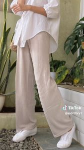 Celana Kulot Knit Berkualitas - Kulot Knit Pants Premium