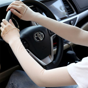 Găng Tay Hở Ngón Cotton Cách Điệu Bao Cánh Tay Găng Tay Đôi Tay Nữ Chống Nắng Ống Tay Giả Dài Găng Tay Ống Chống Nắng Chống Cháy Nắng