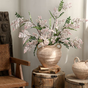 Realistic Artificial Flowers Silver Bell Hawthorn Flower Decorative Flowers Vintage Floral Arrangement for Living Room Dining Table