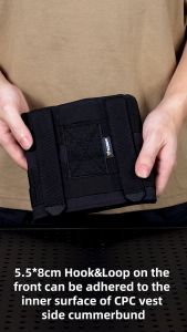 IDOGEAR Tactical Side Plate Pouch for JPC2.0 AVS LV119 MOLLE Camouflage Style Soft Elastic Tactical Side Pouch 35107