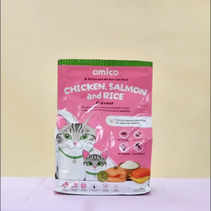 Amico Dry Cat Food for Kitten & Mother - Low Sodium Urinary Care - Chicken Salmon and Rice - 7kg