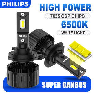 Philips | 100W Philips Ultinon Rally 3550 LED H4 H7 H11 HB3 HB4 H18 H19 HIR2 Car Headlight 6500K High/low Power Max Lumen 9000lm Bulb 2pcs