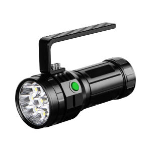 Kensun | High Power Aluminum Alloy Large Flashlight Real High Lumens Rechargeable LED Lantern Torch with Smart Air Fan Cooling System