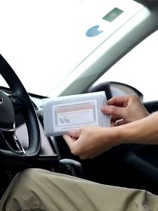 Car Card Holder Clip Card Slot Sun Visor Windscreen Dashboard Organizer Storage Card Name Card Credit Card Atm Card Holder Guard Access Card Holder Touch And Go Card Holder Car Interior Accessories
