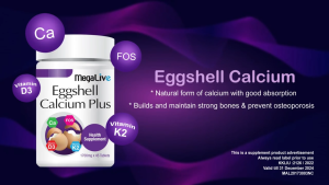MegaLive Eggshell Calcium Plus (45s) | Strengthen Bone & Calcium Absorption