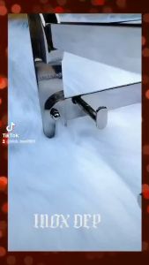 KỆ NHÀ TẮMGiàn vắt khăn(v-tròn) phòng tắm inox 304 Vắt khăn giàn cao cấp chân đặc chắc chắn đánh bóng sang trọng