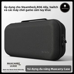 Túi Đựng Đa Năng Skull & Co. Dành Cho Steam Deck OLED ROG Ally Nintendo Switch - Hộp Đựng EVA Bền Chắc Cho Máy Chơi Game Cầm Tay Windows