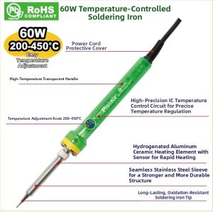 New Lead-Free Soldering Iron 60W Adjustable Temperature