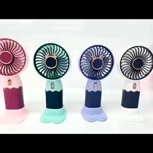 Mini Rechargeable hand fan Portable Electric Small Fan High Quality Handheld Handy USB fan With cellphone stand holder For Dormitory Desk Surface School