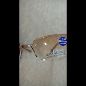 FREE BOX - Kacamata Baca Plus (+) Rabun Dekat Frame Rimless Bingkai Kotak Coklat Anti Radiasi Blueray Kacamata Baca Super Fokus Model Terbaru Rabun Dekat Reading Glasses Kacamata Baca Anti Radiasi Import High Quality