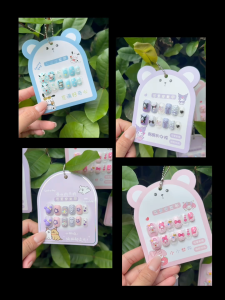 12PCS KIDS Press-On Nails | Kuku Palsu Kanak-kanak | Cute & Non-Toxic | Jelly Glue Included | Age 5+