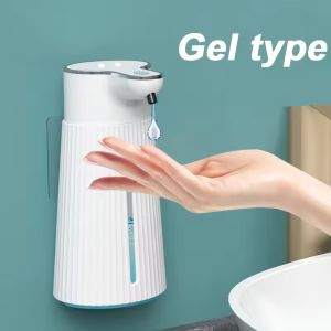 400ML Large Capacity Light Display 2-Levels Adjustable Foam/Liquid Modes Touchless Electric Automatic Smart Sense Soap Dispenser