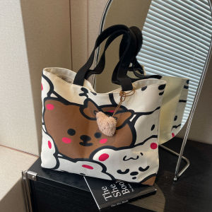JIFANPAUL | Large Capacity Cartoon Bear Tote Bag