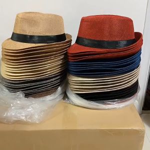 Topi Fedora Laken Jazz Vintage Gray Abu