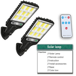 600W Powerful Outdoor Solar LED Street Lamp IP65Waterproof Solar Lamp Outdoor Courtyard Wall Light Garage Lighting Terrace Decor