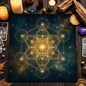 Table Cloth Waterproof Table Cloth Japanese Tarot Tablecloth Polyester Party Game Mat Astrological Rituals Star Design