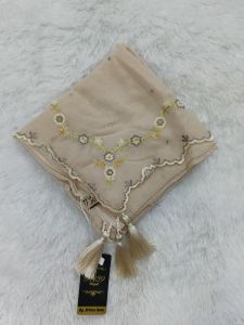 Hijab segiempat new R139 Paris motif lotus