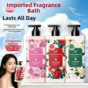OULIQI | Bộ Gel Tắm và Kem Dưỡng Mùi Hoa Dài Lâu Dưỡng Ẩm