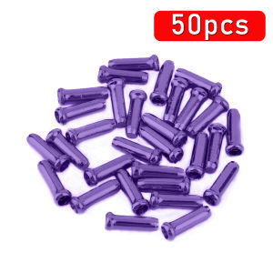 PINMOAP 50PCS Bicycle Cable End Caps Universal Brake Gear Wire Tips Alloy Crimp Caps Fit Mountain Road Bike Cable Repair Parts