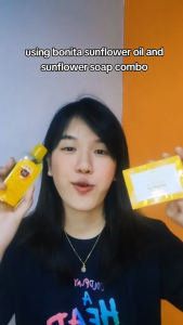 BONITA SUNFLOWER OIL SPF 30 COLLAGEN FIRMING 100ML Organic Hydrating Body Massage Moisturizer-100ML
