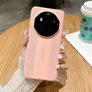 Case for Honor Magic6 Pro Magic 6 Pro RS Design Supercar Concept Phone Back Cover Precision Hole Lens Ring PU Leather Anti-Fingerprint Anti-Drop Anti-Shockproof Protective Case