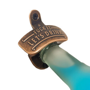 1pc Vintage Bottle Opener Wall Mounted Retro Hanging Beer Opener Tools Bar Kitchen Accessories for BBQ Handmade DIY Opener