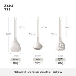 Zuutii | Food-grade Heat-resistant Non-stick Liquid Platinum Silicone Long Handle Spatula