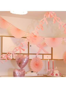 Ballet Butterfly Knot Birthday Princess Party Background Wall Decoration Scene Arrangement Photography Props Trendy Festive Supplies