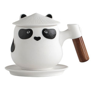 SANXUN | Tea Infuser Ceramic Mug with Lid for Office Use