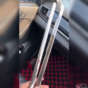 Window Chrome Trim TOYOTA HILUX REVO 2015 - 2022 (4pcs) Car Door Seal Moulding Line Lining Sticker Strip