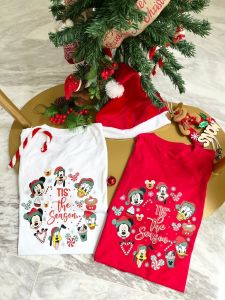 ●ECLAIRE● 043 Dress Midi Tshirt Kaos Katun Shortsleeves Lengan Pendek Natal Xmas Christmas Import