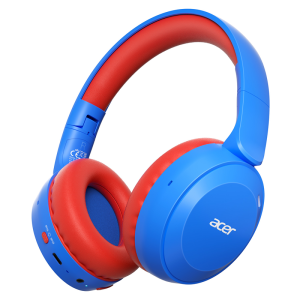 Acer | Acer Kids Bluetooth 6.0 Headphones 85/94dB Volume Limited Lightweight Over-Ear Wireless Toddler Headphones with Built-in Mic