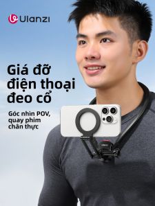 Ulanzi MG14 Đế Gắn Điện Thoại Dạng Từ Trên Cổ Cho Quay Phim Góc Nhìn Thứ Nhất Phù Hợp Với iPhone Và Android Nhỏ Gọn Nhẹ Dành Cho Vlog Hoạt Động Ngoài Trời
