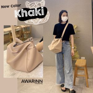 Club กระเป๋าสะพายหนังนุ่ม สายสะพายใหญ่ รองรับน้ำหนักบนบ่าได้ (AWARIN)