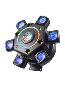 Home KTV Sound Control Flash Light Laser Bar Dancing Rotation LED Atmosphere Stage Lighting Flashing Room Party Lighting